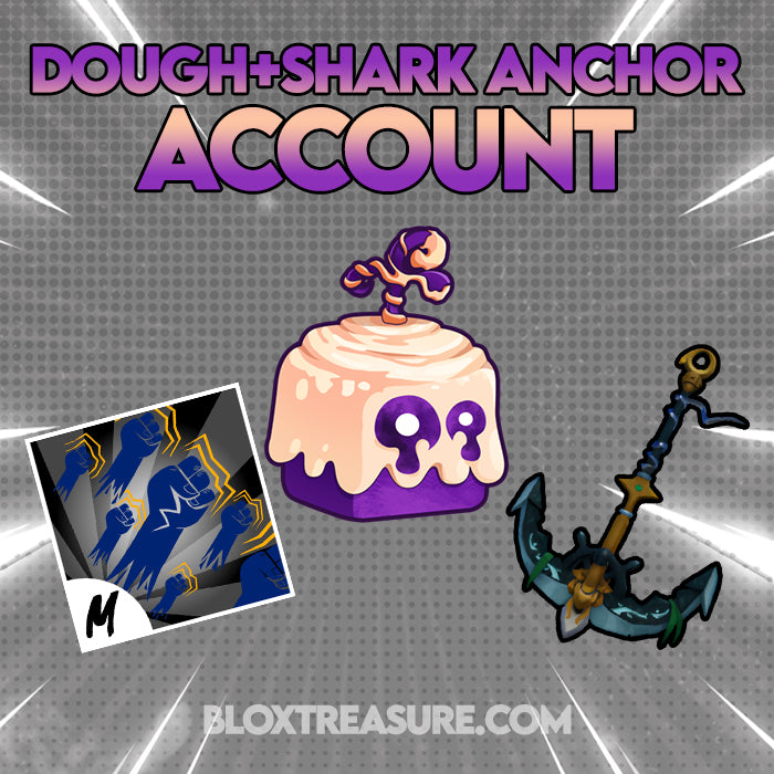 🔥 AWAKEN DOUGH + SHARK ANCHOR 🔥 Blox Fruits Account (Read Description)