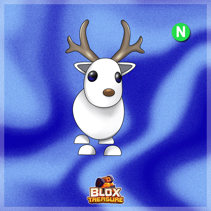 Neon Arctic Reindeer