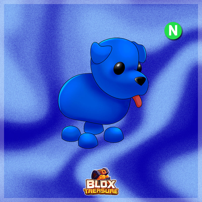 Neon Blue Dog