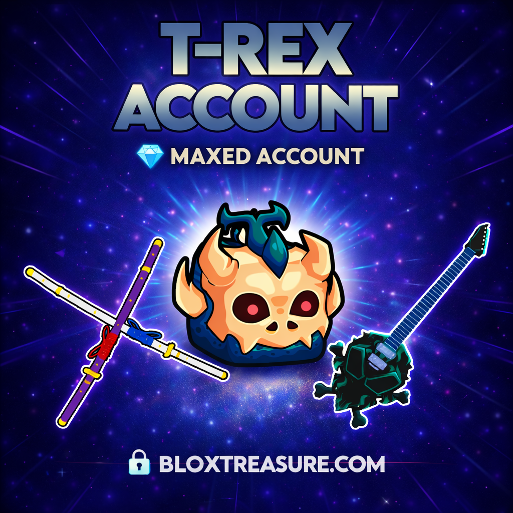 🔥 OP T-REX 🔥 Blox Fruits Account