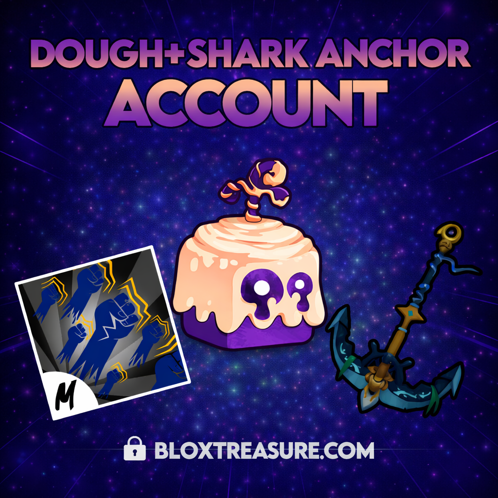 🔥 AWAKEN DOUGH + SHARK ANCHOR 🔥 Blox Fruits Account