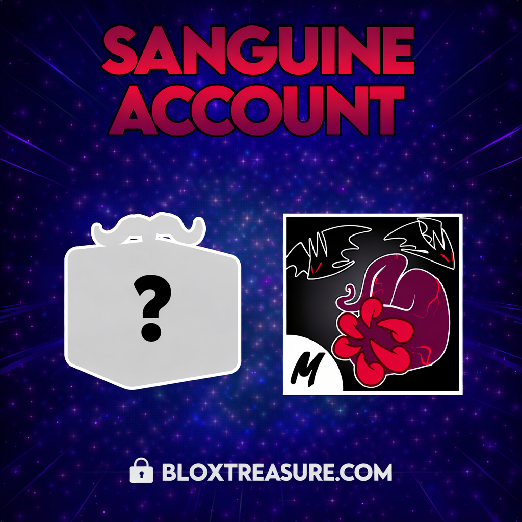 🔥 SANGUINE ART 🔥 Blox Fruits Account