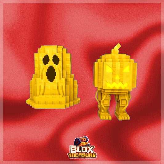 Golden Spooky and Pumpky