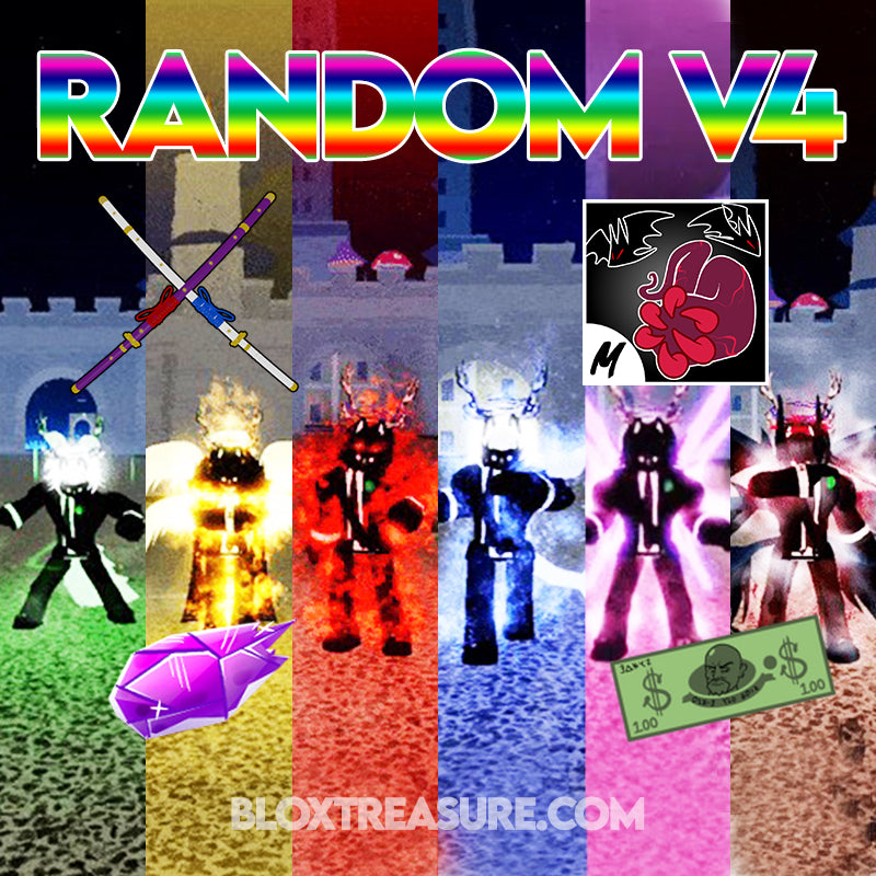 🔥 FULL Random V4 + SANGUINE 🔥 Blox Fruits Account (Read Description)