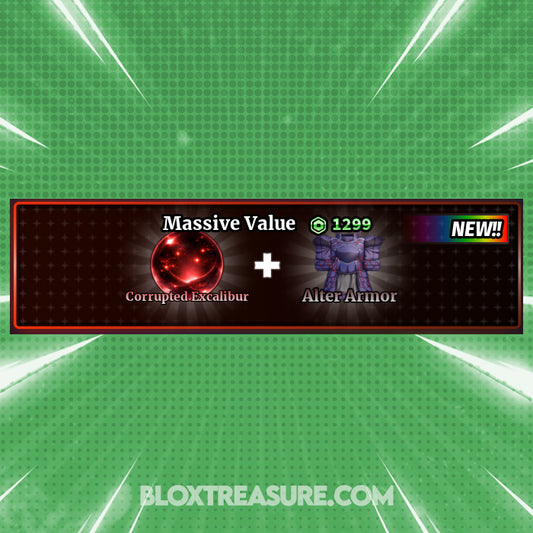 🔥 Corrupted Excalibur + Altere Armor | Sailor Piece