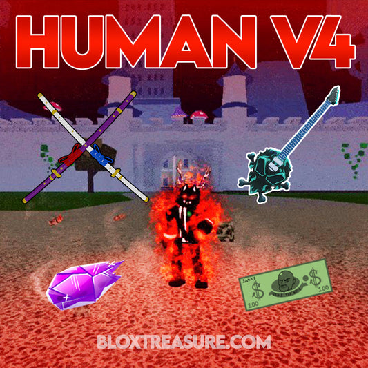 🔥 FULL Human V4 🔥 Blox Fruits Account